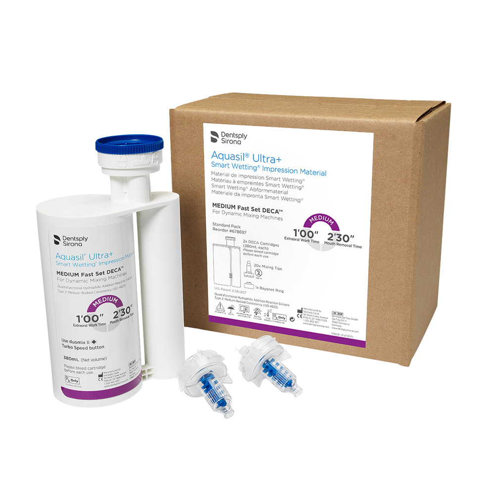 Aquasil Ultra+ DECA Medium Fast Set, 2 x 380 ml