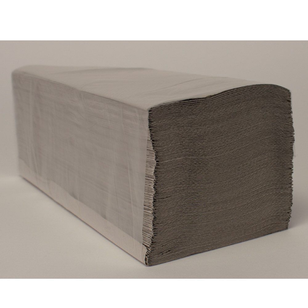 Håndklæde natur ZZ 1-lags 25 x 23 cm, 5000 stk.