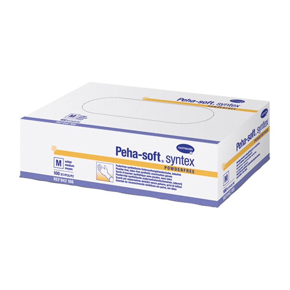 Peha-Soft Syntex Handske pudderfri str. S, 100 stk.