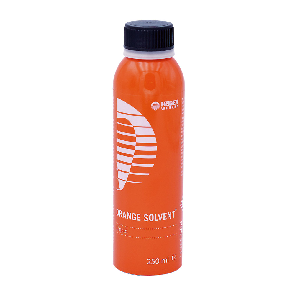Orange opløsningsmiddel, 250 ml flaske