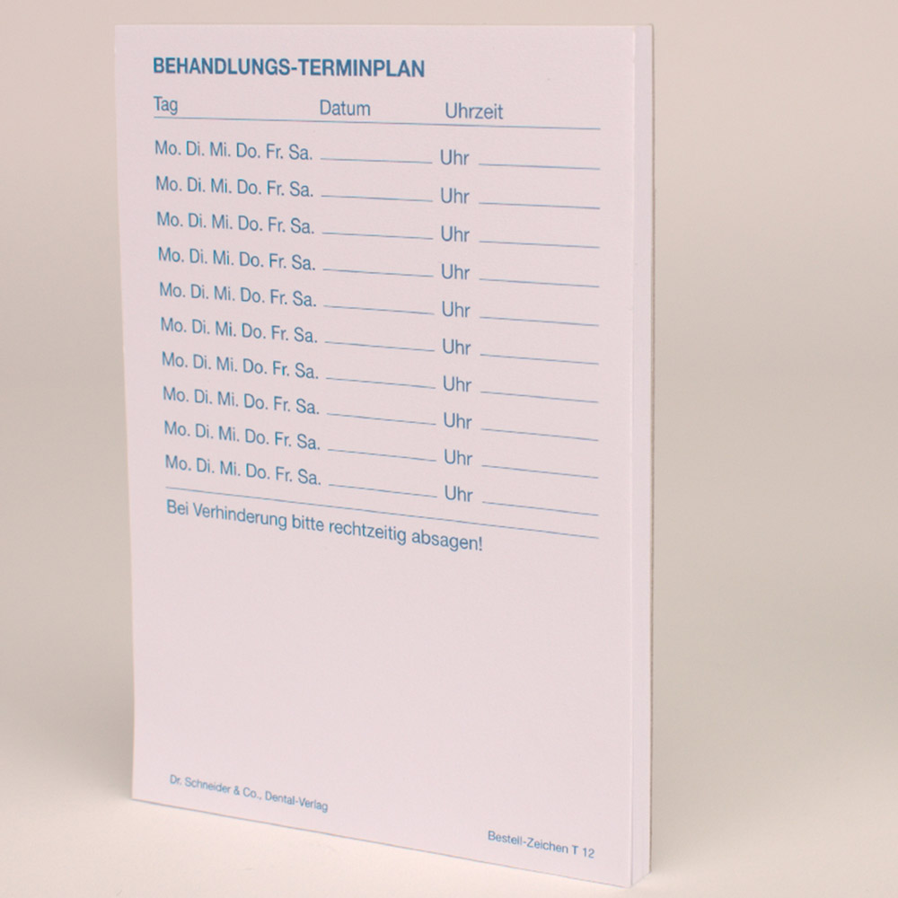 Terminblok T12 til flere aftaler, stk.