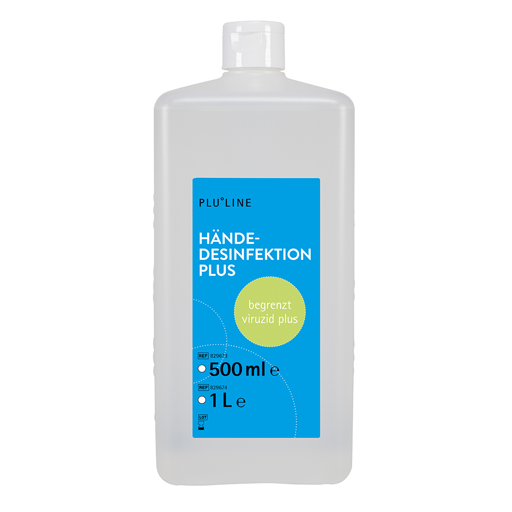 PLULINE Hånddesinfektion Plus, 1 L flaske