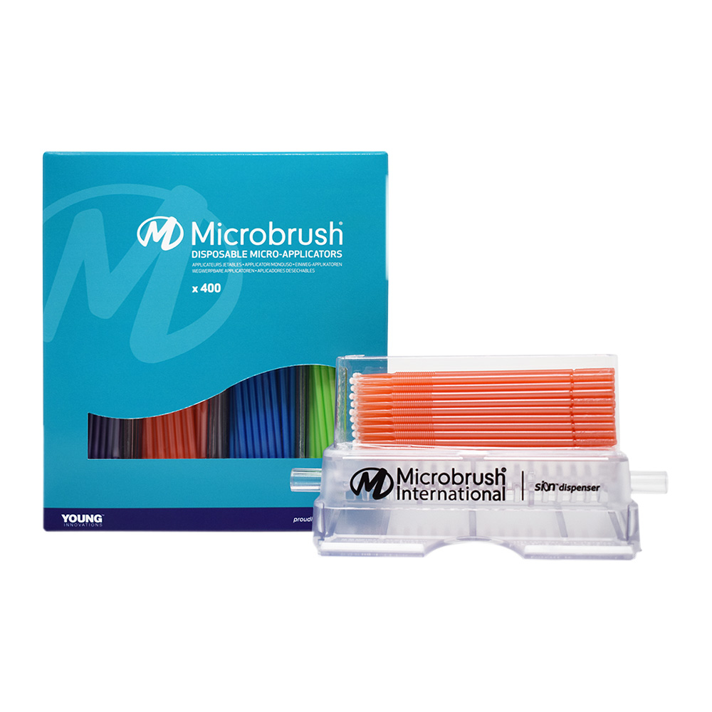 Microbrush plus regular, dispenser-sæt