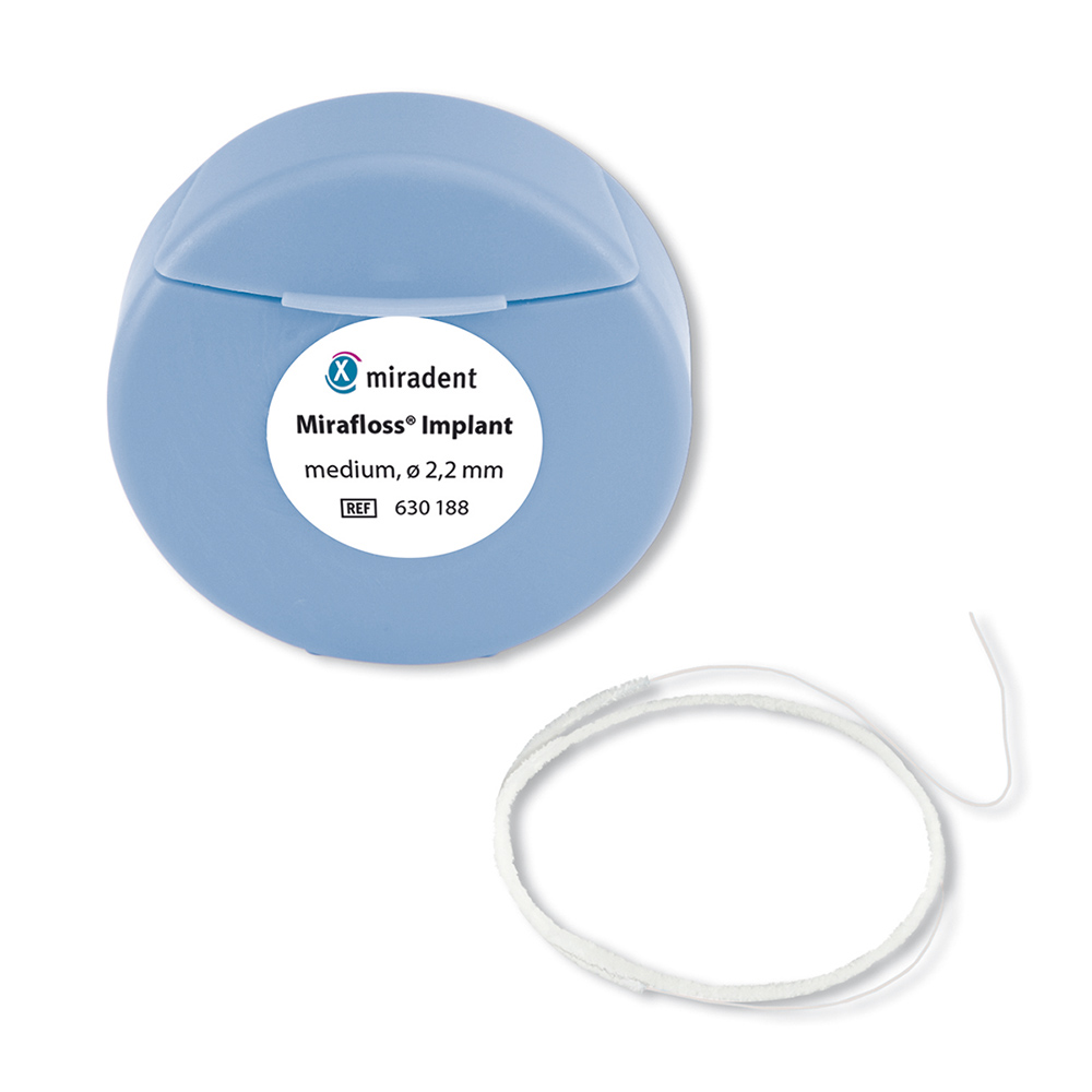 Mirafloss Implant tandtråd medium rl