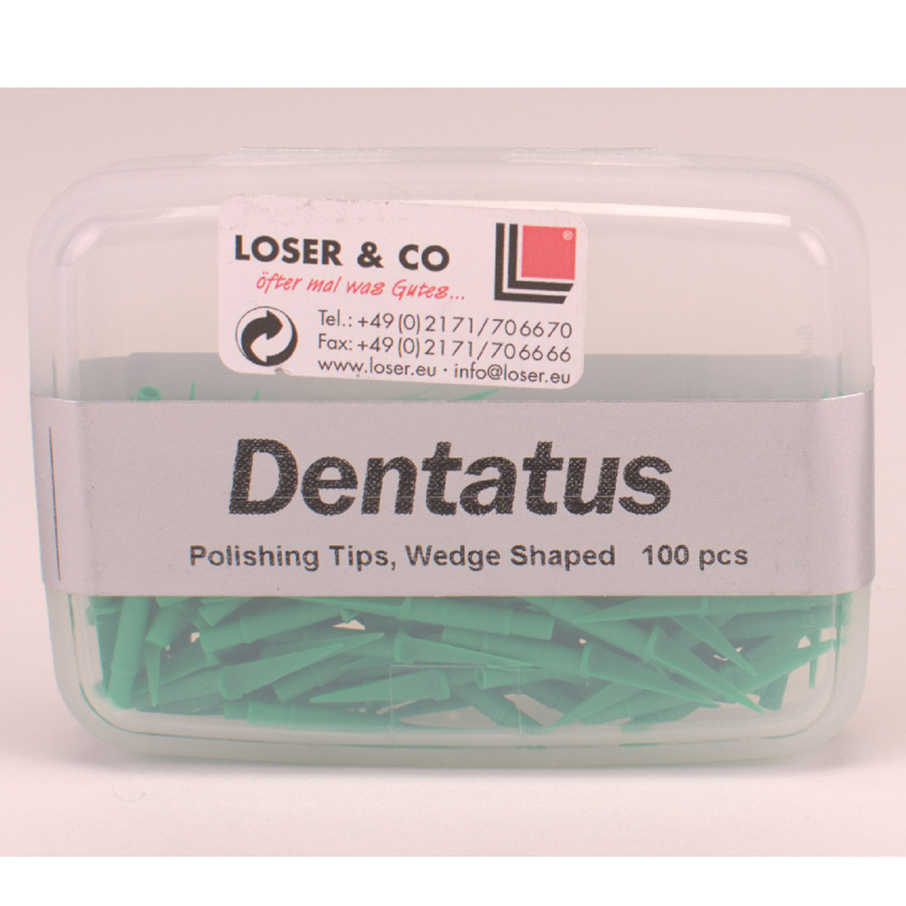 Dentatus KST spids smal grøn, 100 stk.