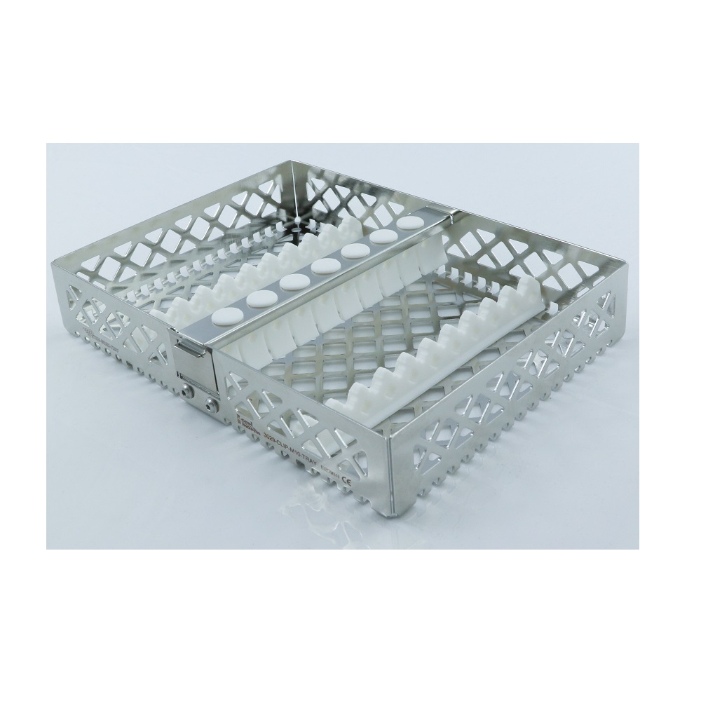 Steri-Wash-Tray M10 til 10 instrumenter 190x140x34 mm hvid, stk.