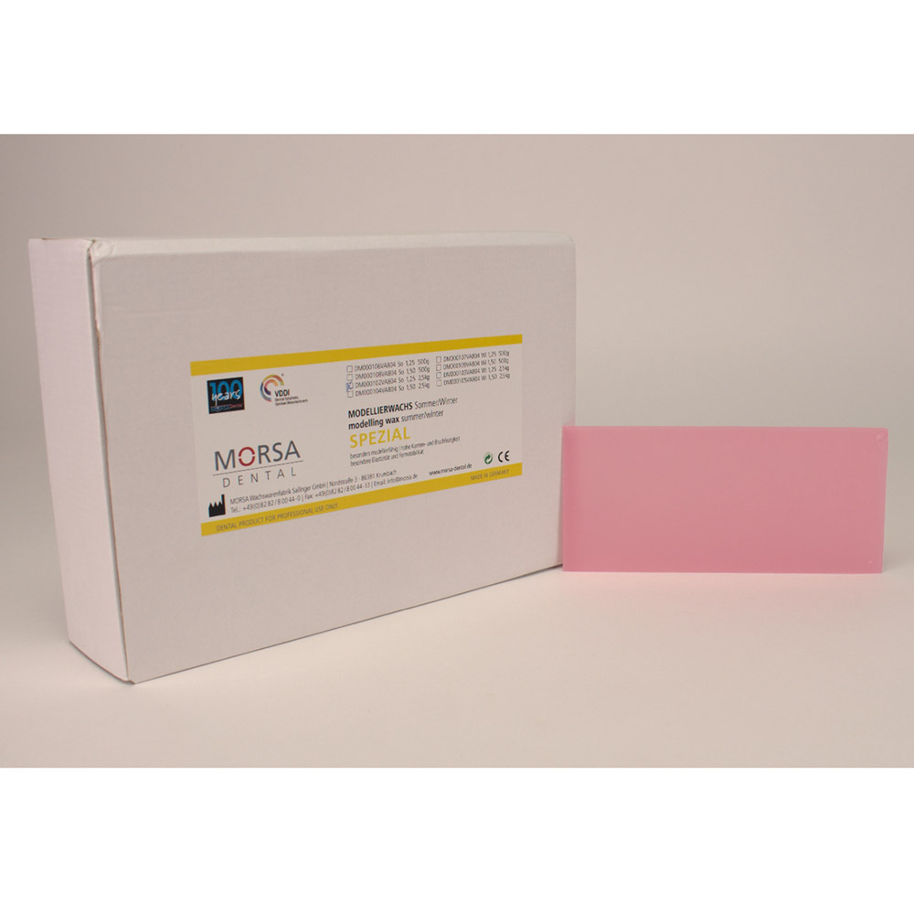 Modelleringsvoksplader special sommer 1,25 mm, 2,5 kg