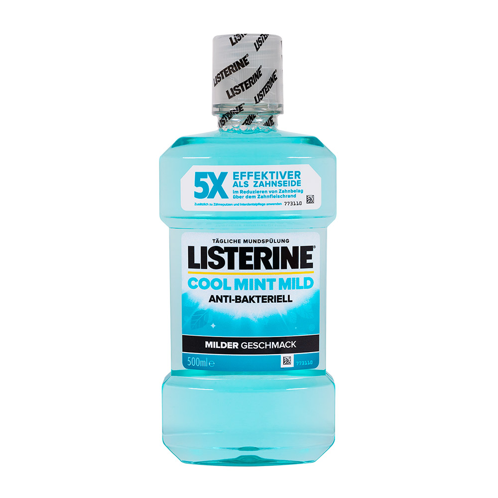 Listerine Coolmint mild 500 ml flaske