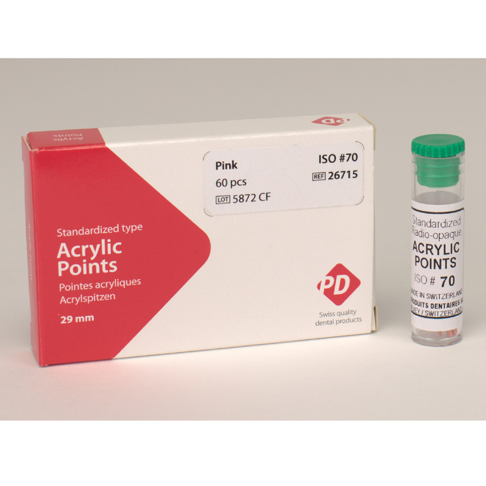 Akrylspidser ISO 70, 6 x 10 stk.