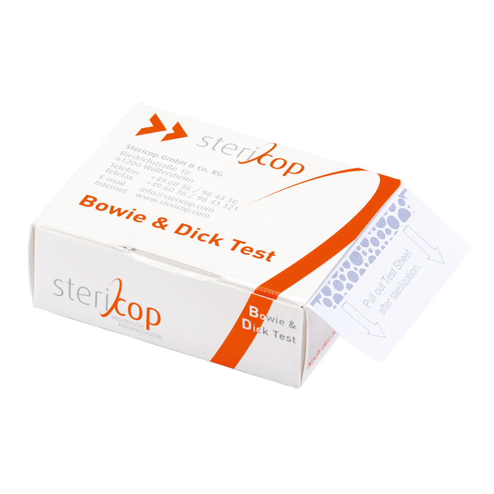 Bowie & Dick-test 134°C / 3,5 minutter, 15 stk.