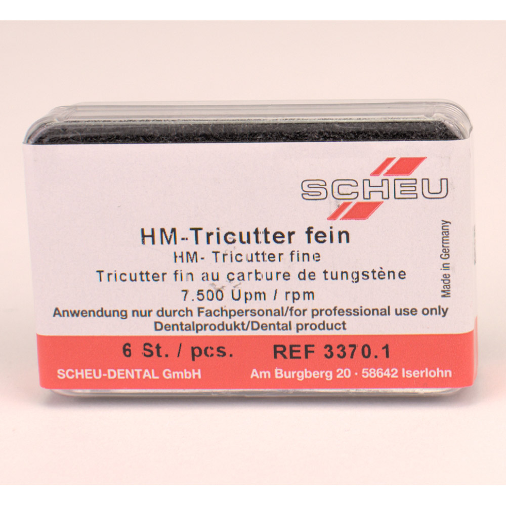 Tricutter fin, 6 stykker