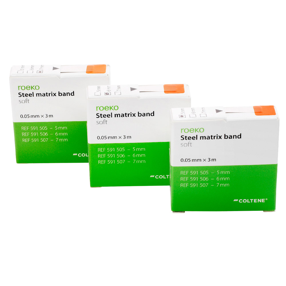 Matrixbånd 5 mm blyoxid, rulle