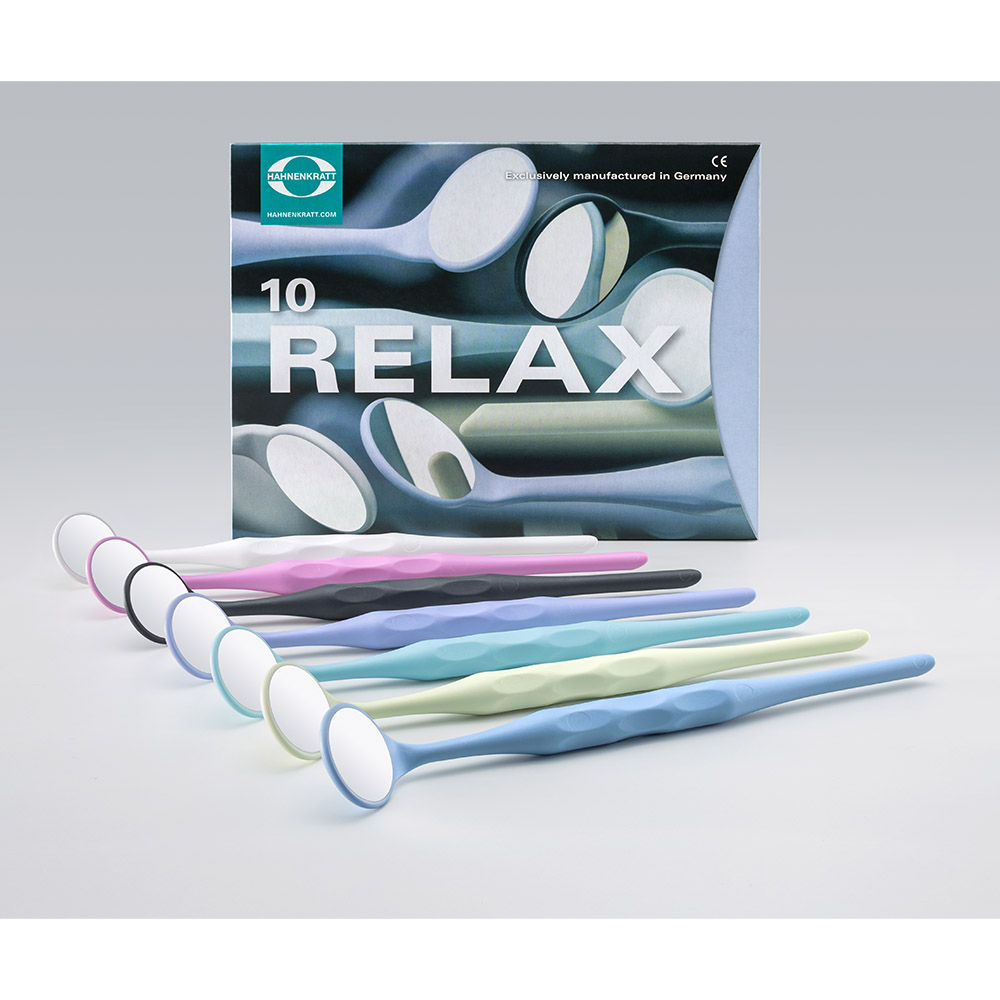 Mundspejl Relax FS Rhodium 4 plan, sortiment