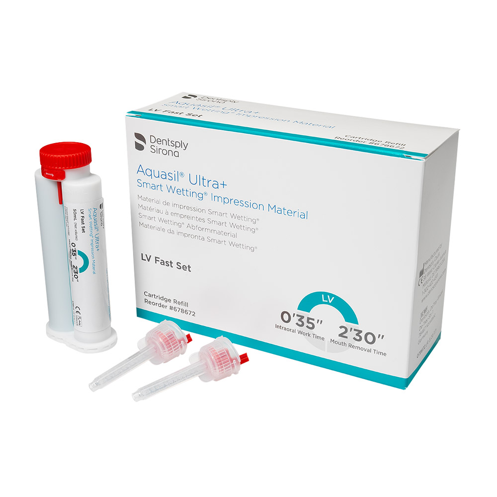 Aquasil Ultra+ LV Hurtighærdende, 4 x 50 ml
