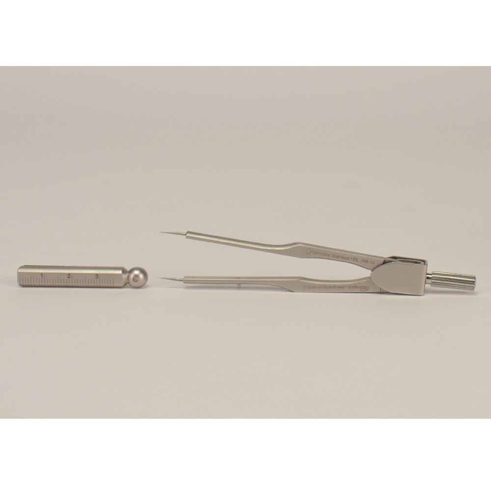 Passer "Korkhaus" med hylster, stk.