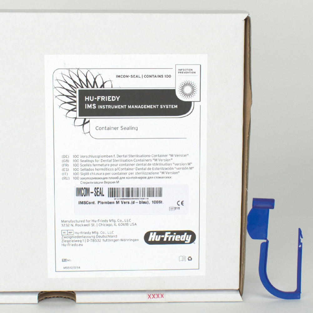 IMS forseglingsplomber blå M-version, 100 stk.