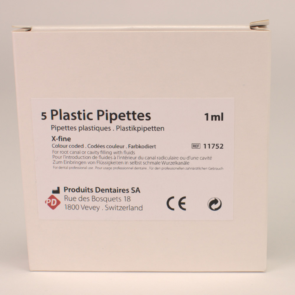 Engangspipetter plastik X-fine, 5 stk.