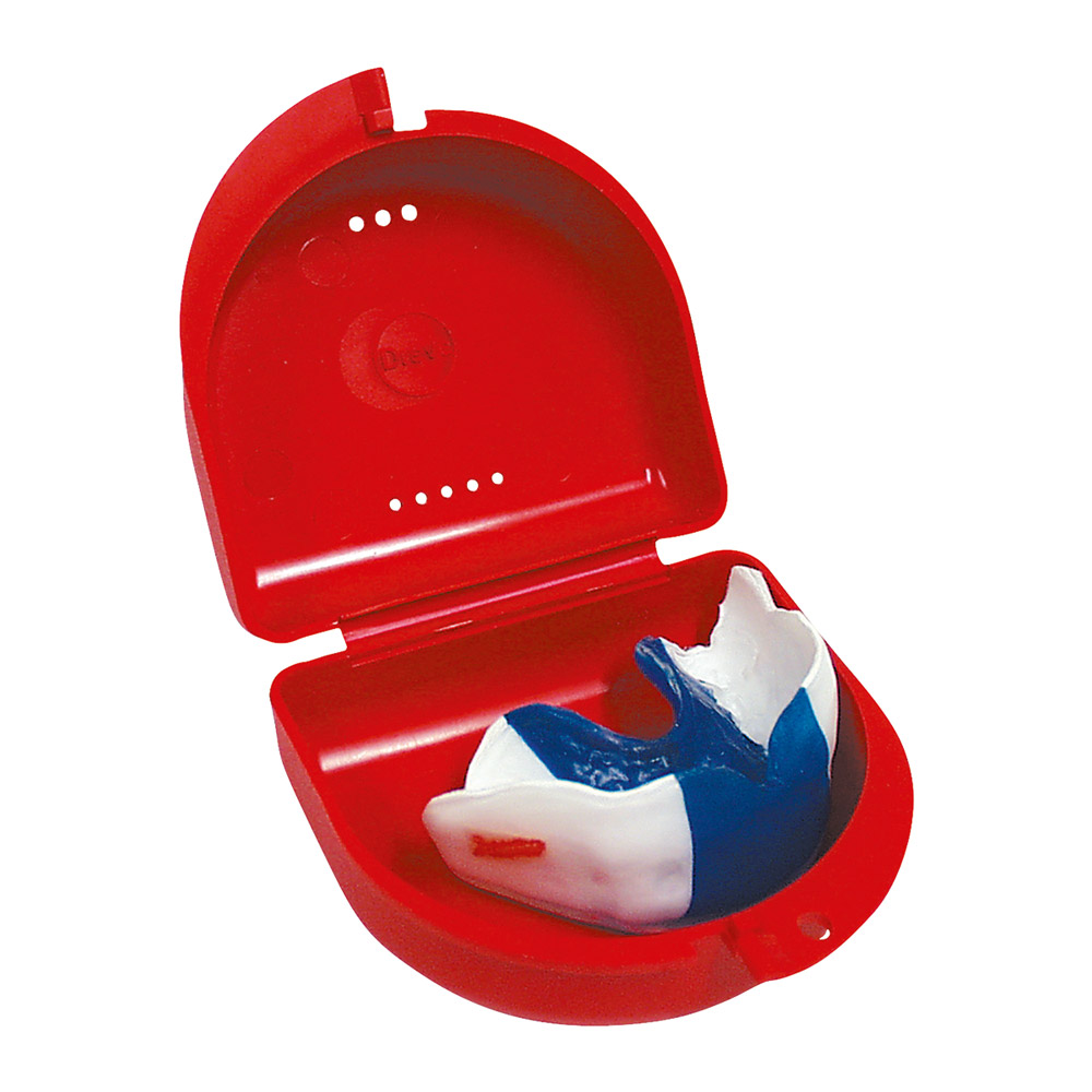 Dreve Mouthguard Box rød, 5 stk.