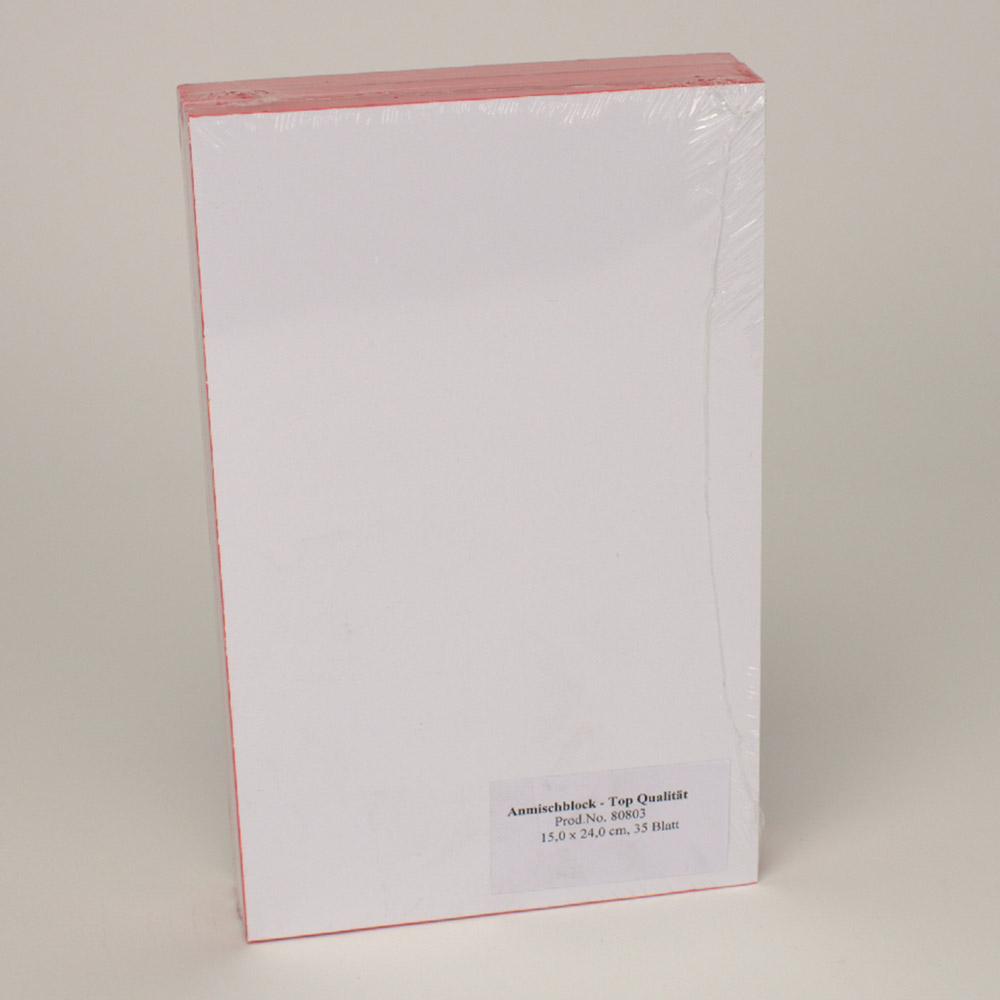 Stor blandingsblok 15 x 24 cm, 5 stk.