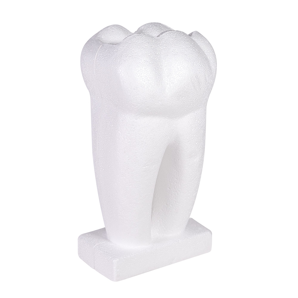 Styropor-tand, stykker