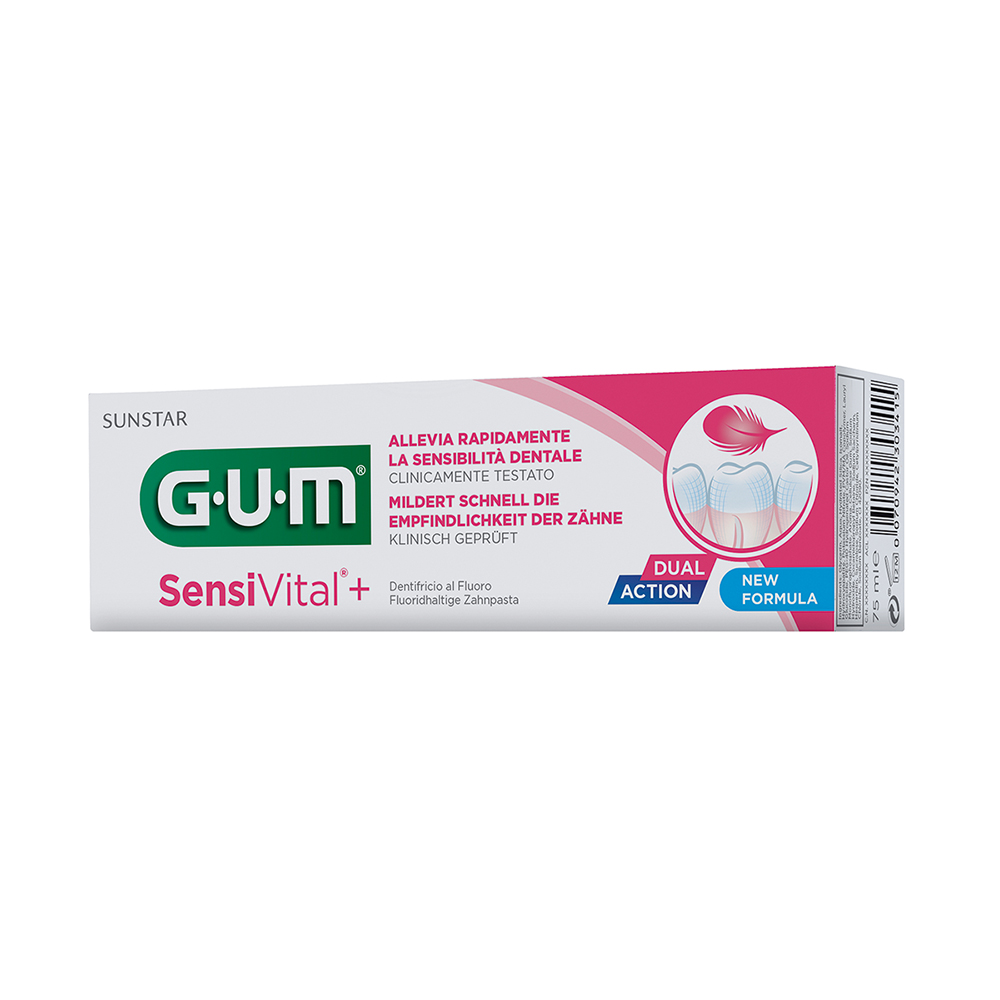 GUM SensiVital+ Tandpasta, 75 ml