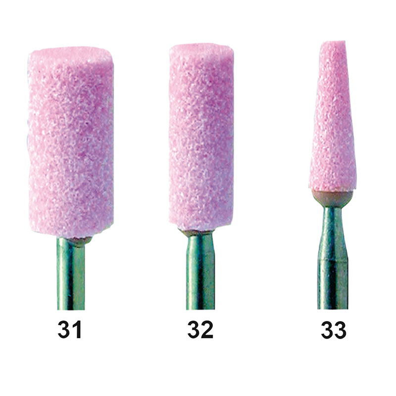 PLULINE SLIBEKROP FIGUR 31 ISO-Str.065 rosa håndstykke, 100 stk.