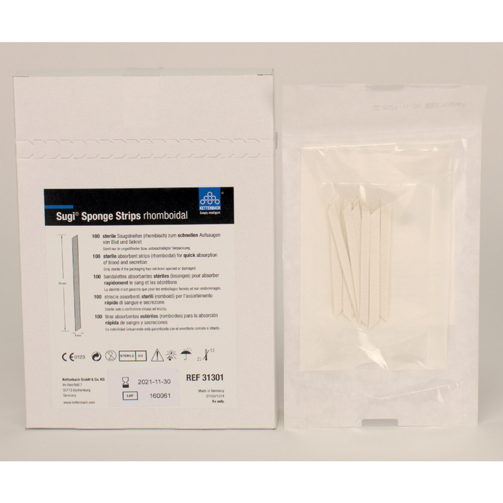 Sugi sterile sugestrimler 70 x 4 mm, 20 x 10 stykker