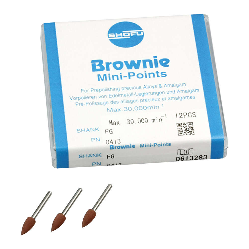 Brownie Polerer FG Minispids 030, 12 stk.
