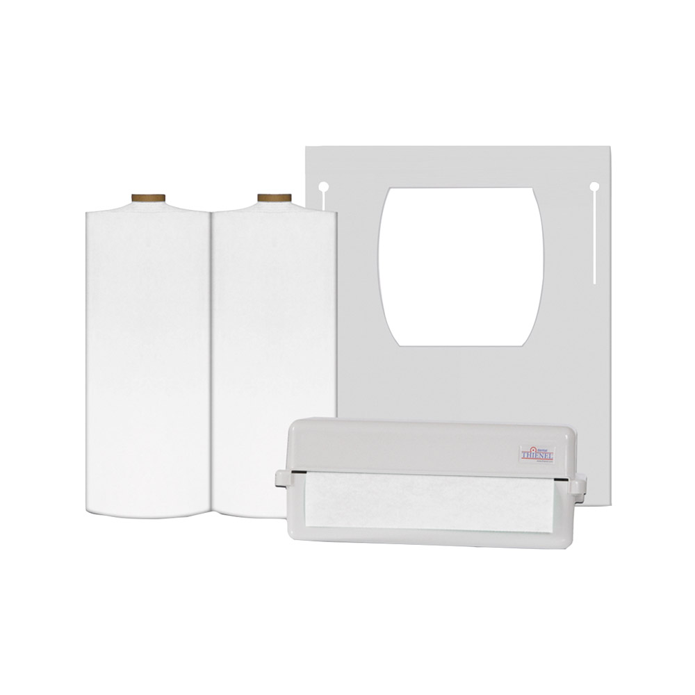 Lochklud Clavilax 90 x 60 hvid, 30 stykker rulle