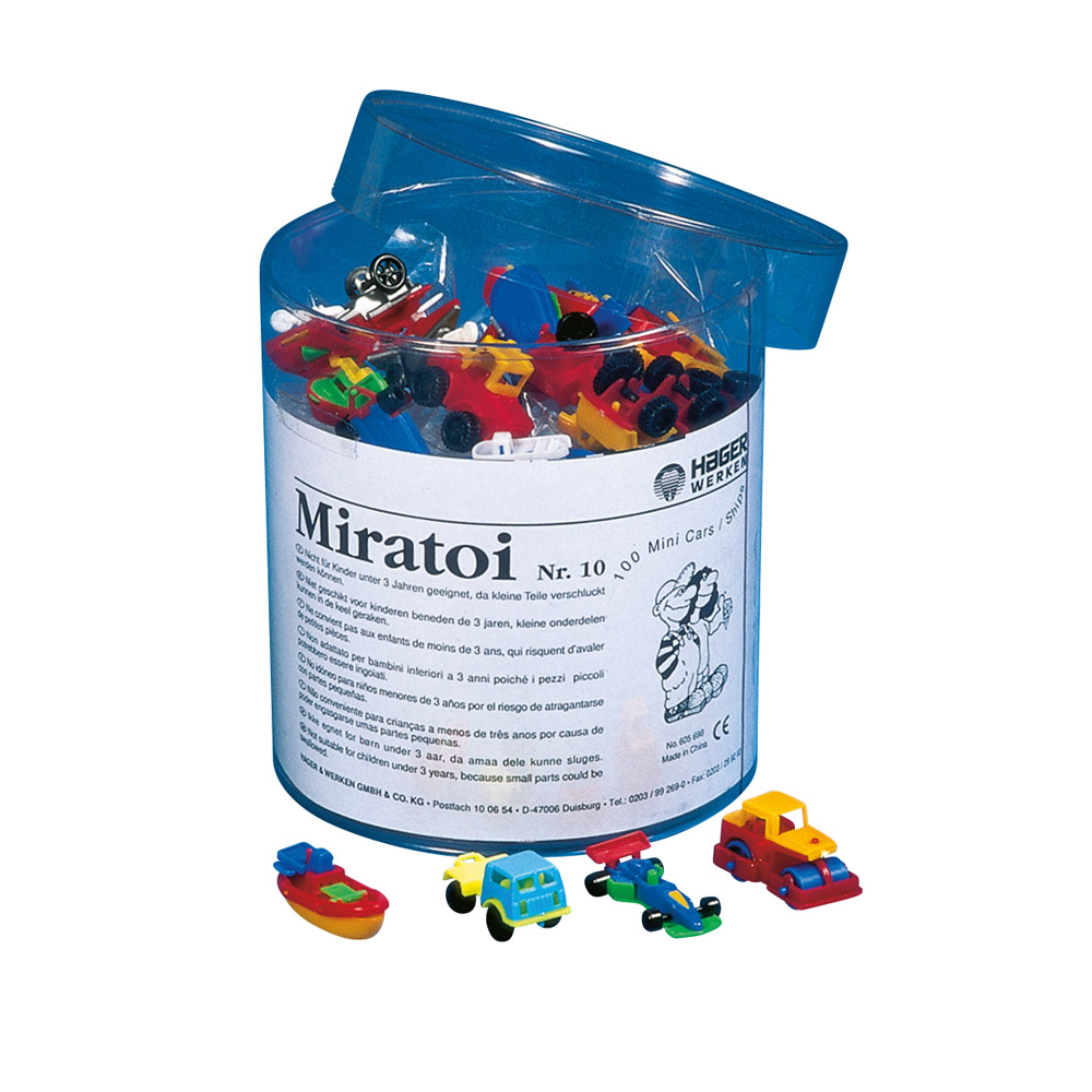 Miratoi Nr.10 Biler/Skibe, 100 stk.