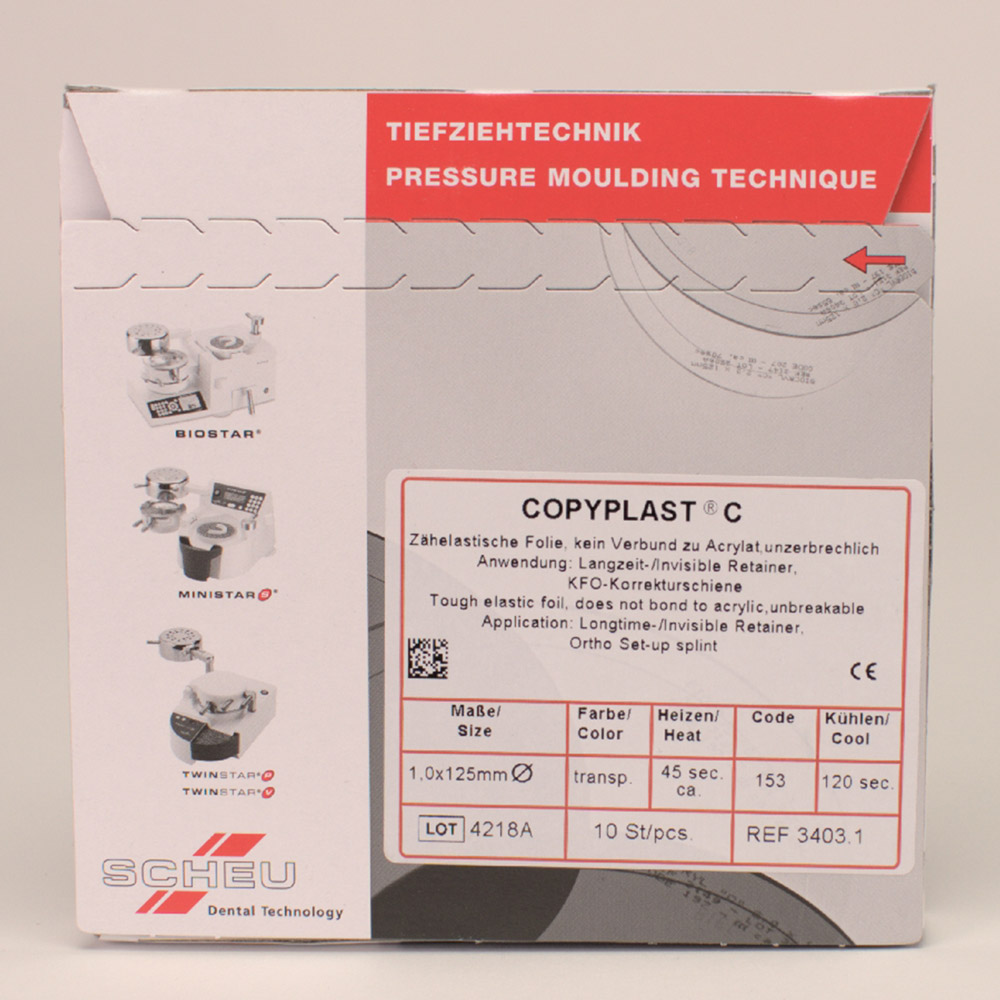 Copyplast C 1,0 x 125 mm rund, 10 stk.