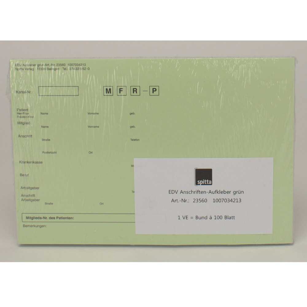 Adresseetiketter 560 grøn, 100 stk.