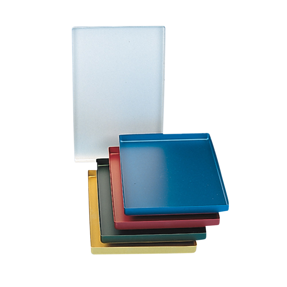 Bakke bund alu uden huller 28 x 18 cm grøn, stk