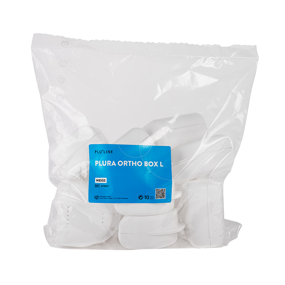 PLURA-ORTHO-BOX L hvid, 10 stykker