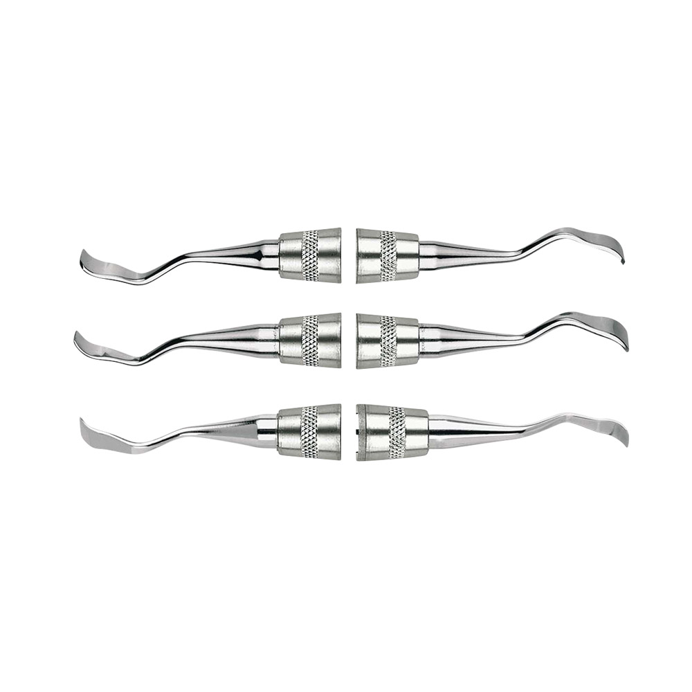 Buser knoglemejsel 1-2 3,0-4,0 mm skaft 6, stk.