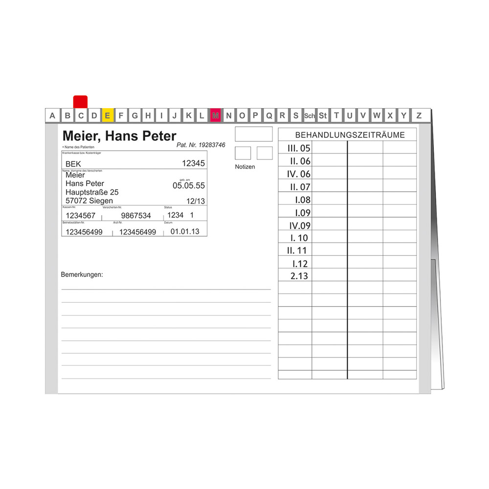 Kartefremme A5/D70 med hæfteflig hvid, 100 stk.