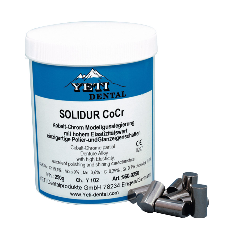 Solidur CoCr modelgusslegering, 250 g pakke