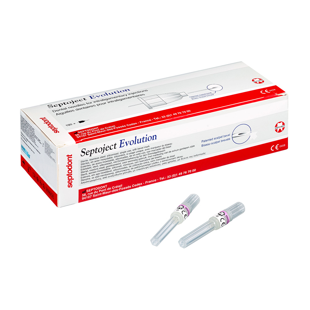 Septoject Evolution G30 ekstra kort 0,3 x 9 mm, 100 stk.
