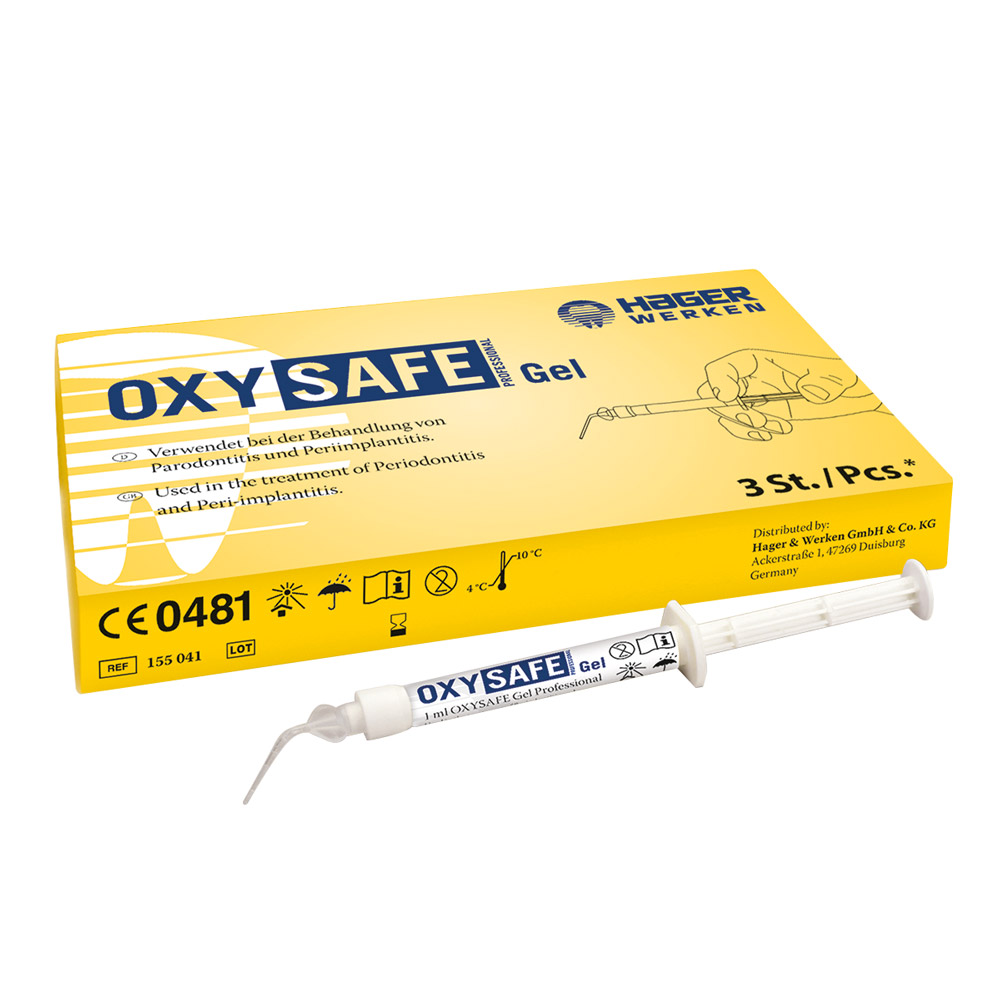 OXYSAFE Gel Sprøjte Professional, 3 stk.