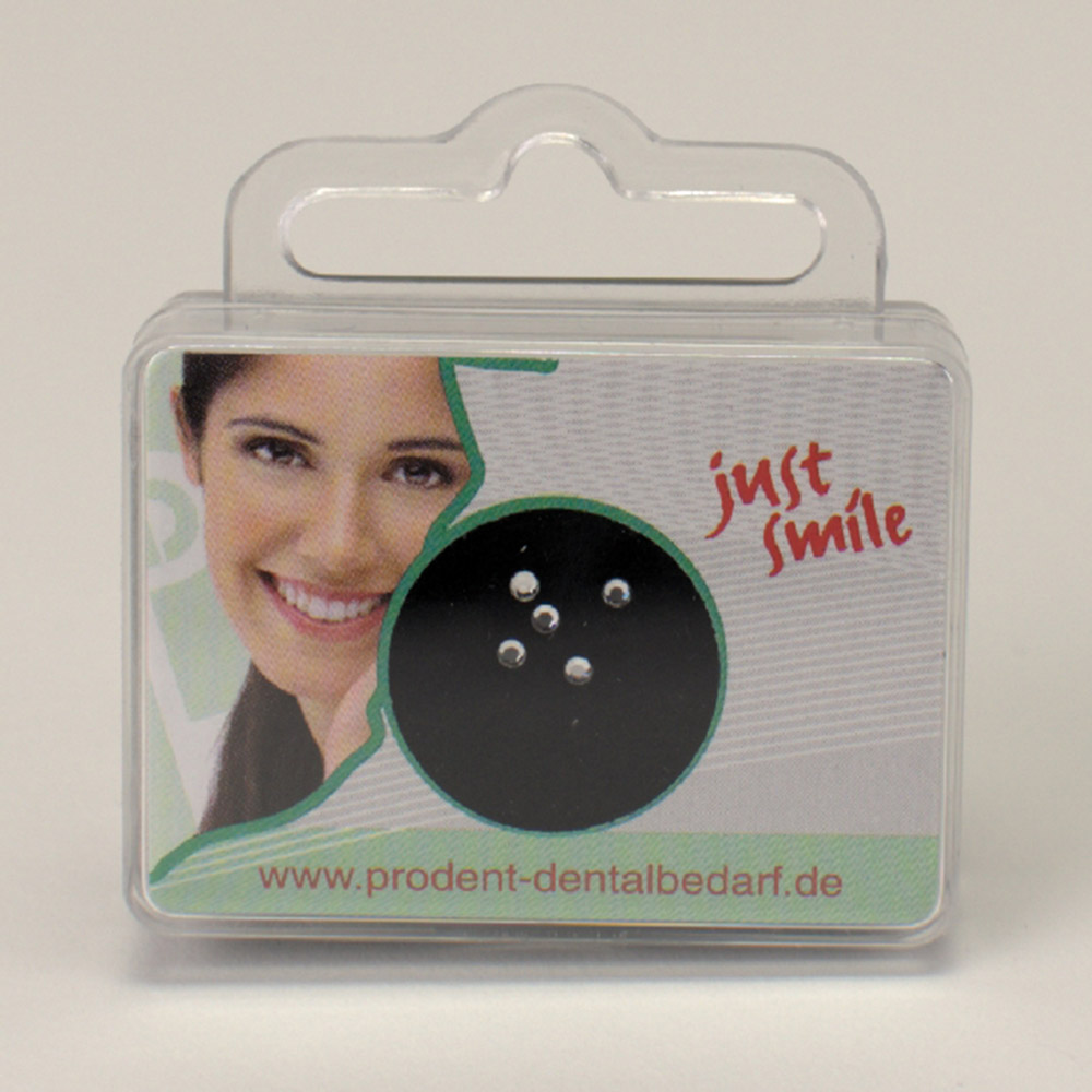 Dental Mini Tand Smykke Jewel hvid 1,5, stk