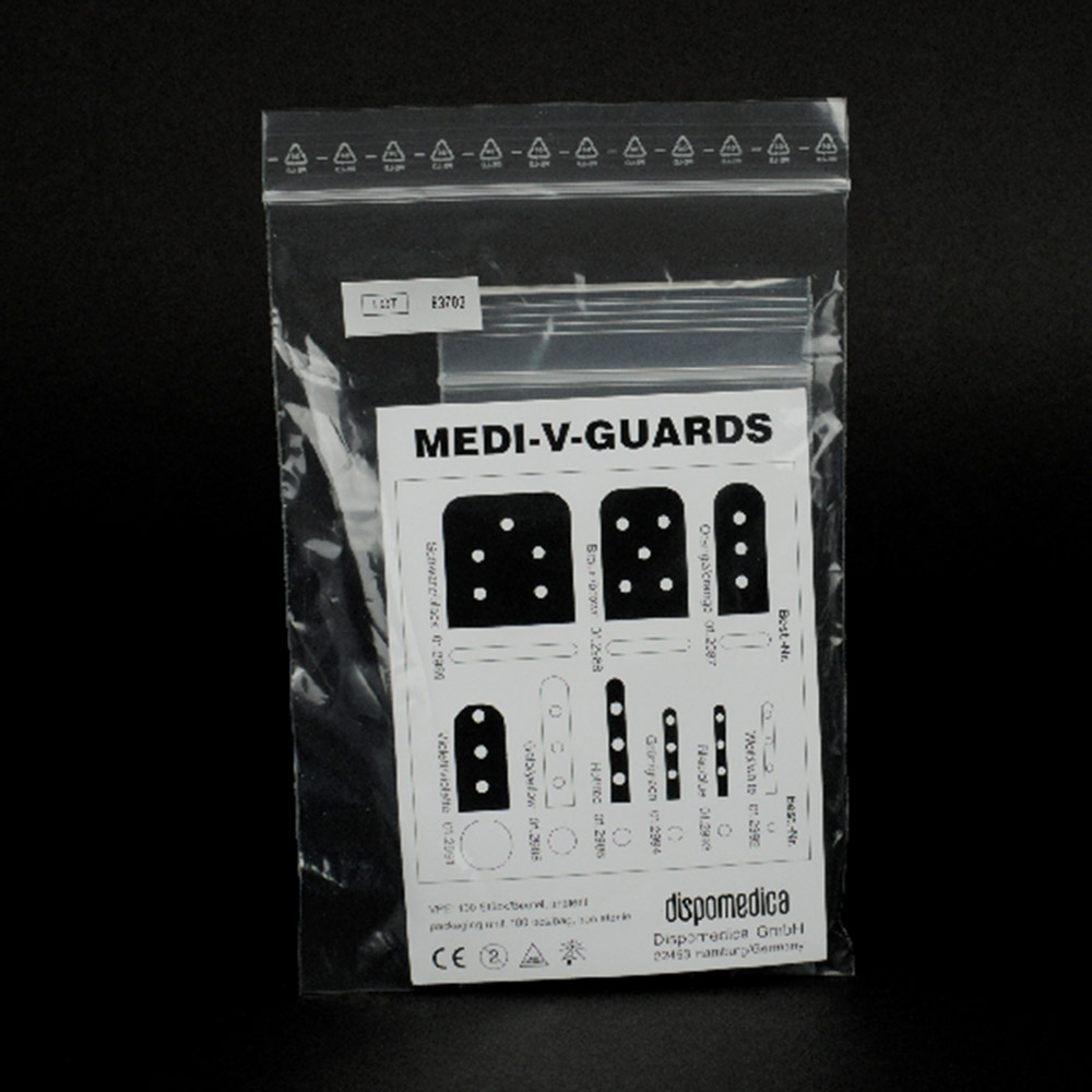 Medi-V-Guards hvid 1,6 mm, 100 stk.