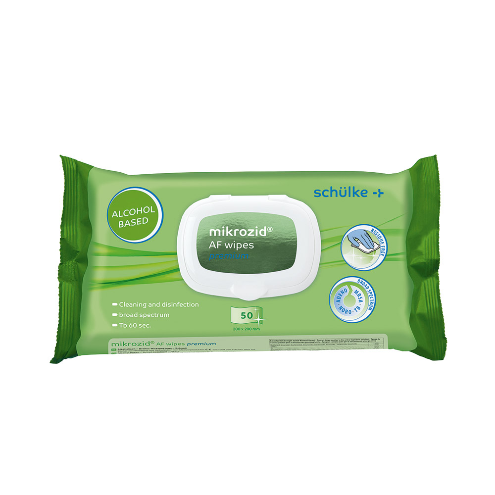 Mikrozid AF Wipes Premium, 50 stk. Softpack