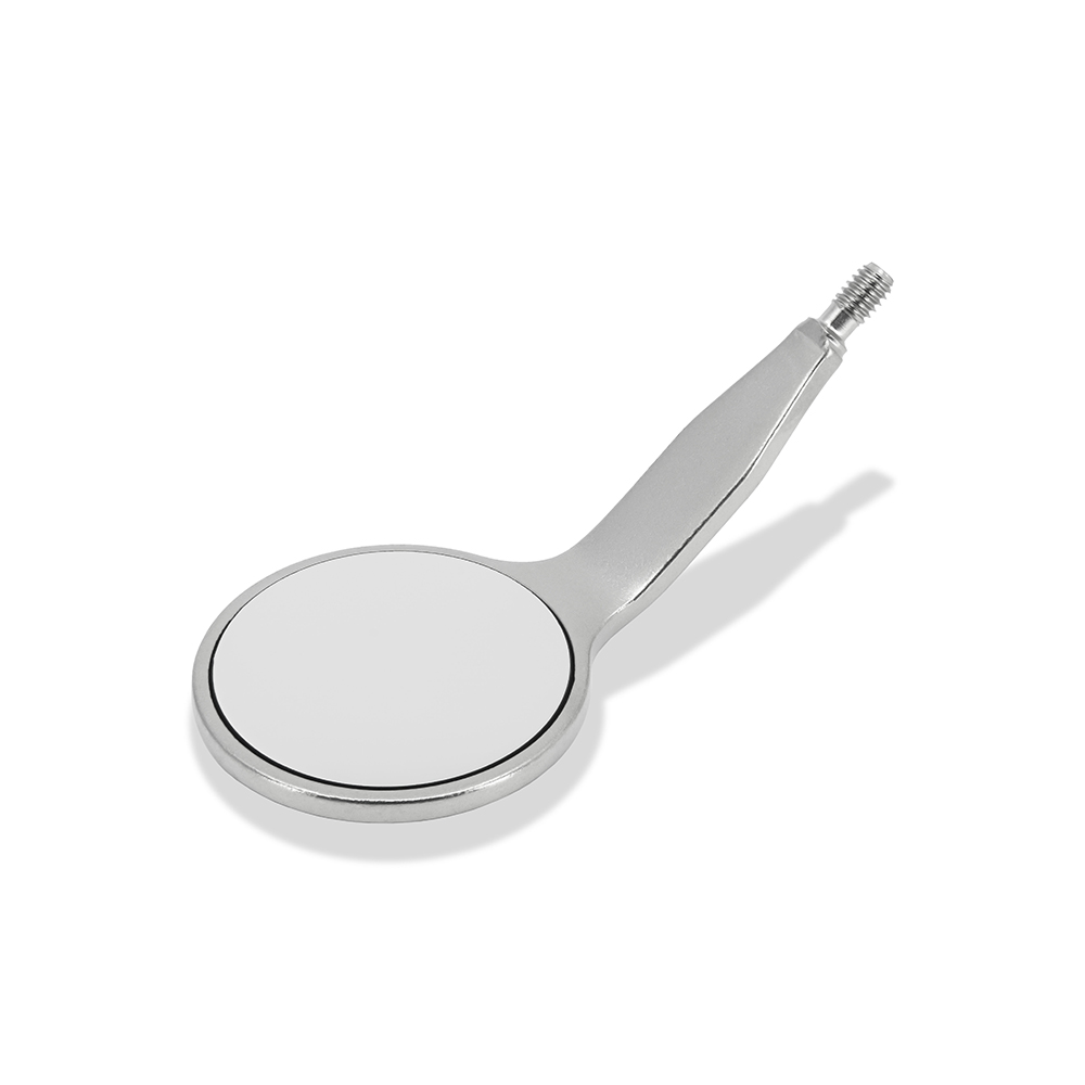 Mundspejl MEGA Rhodium 4 plan SS, 12 stk.