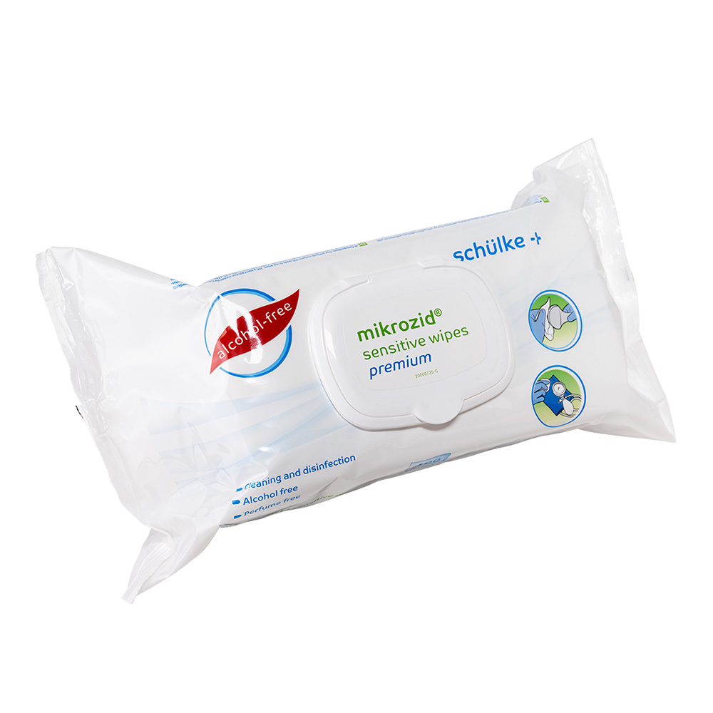 Mikrozid Sensitive Wipes Premium 100 stk.