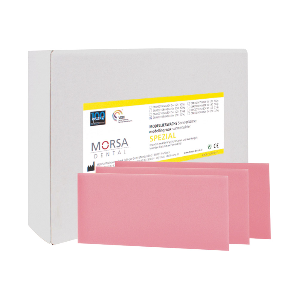 Modelleringsvoksplader special sommer 1,5 mm, 2,5 kg