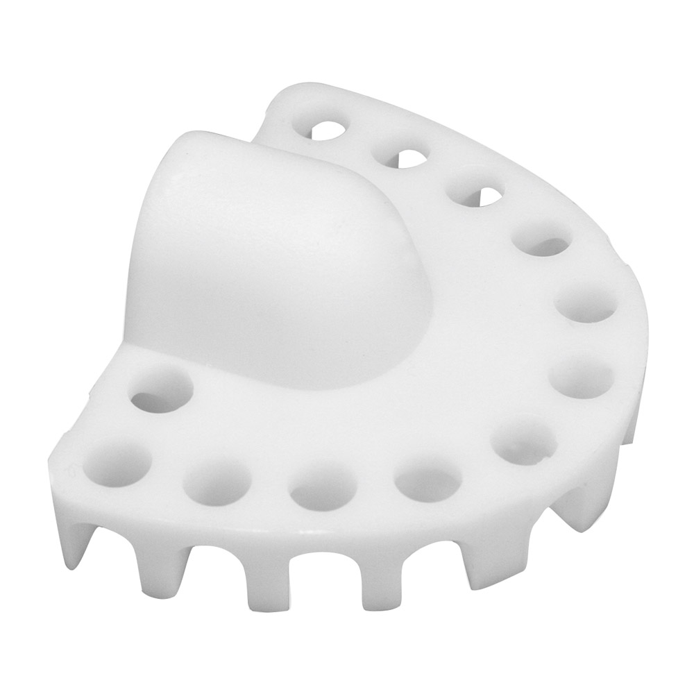 Stabiliseringsplade størrelse 2 hvid, stk.