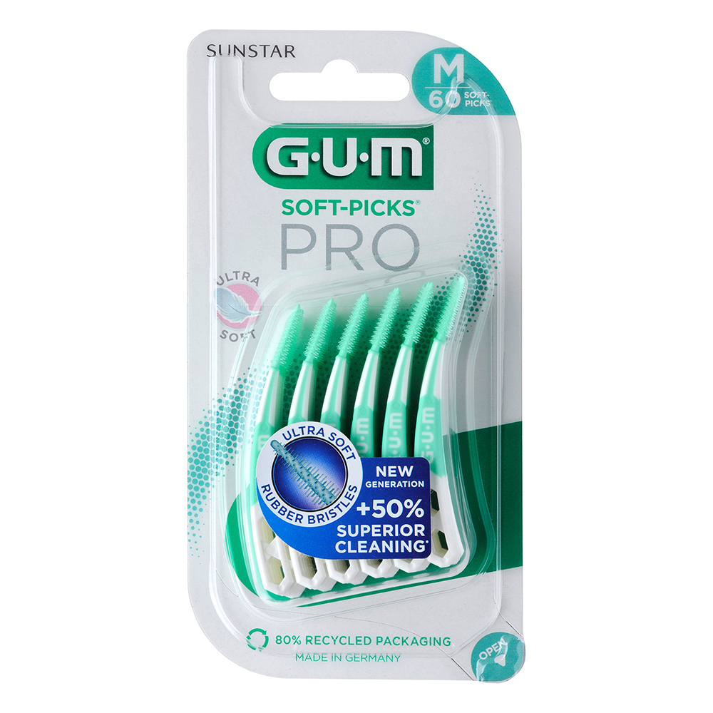GUM SOFT-PICKS PRO M, 60 stk.