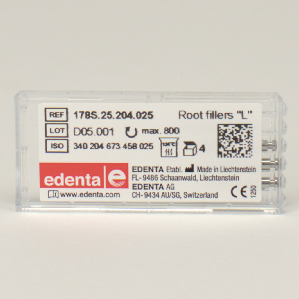 Rodfylder L 178S 25 mm 025, 4 stk.