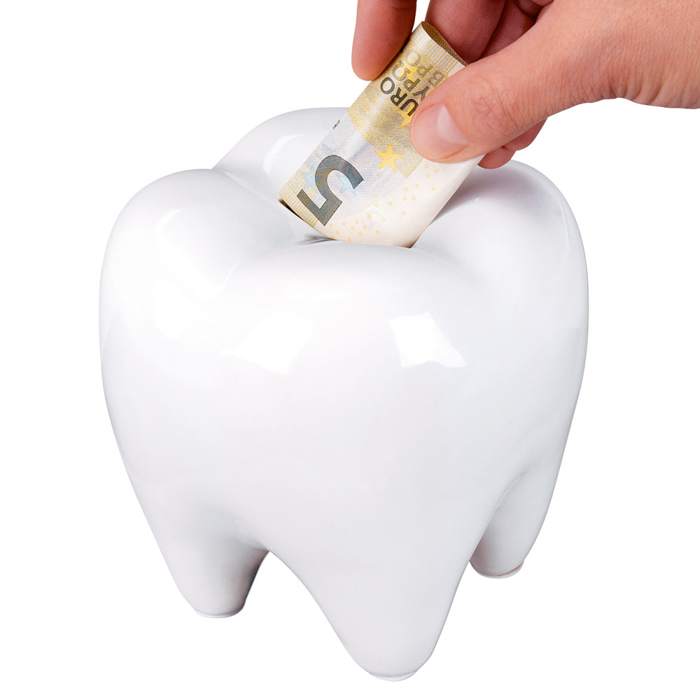 Sparebøsse tand, stk.