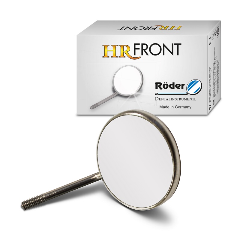 Mundspejl HR Front Str.4 fladt, 12 stk.